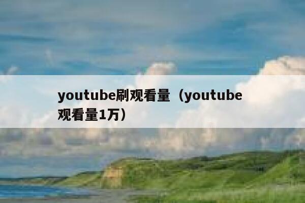 youtube刷观看量(youtube 观看量1万) 第1张 youtube刷观看量(youtube 观看量1万) 第1张