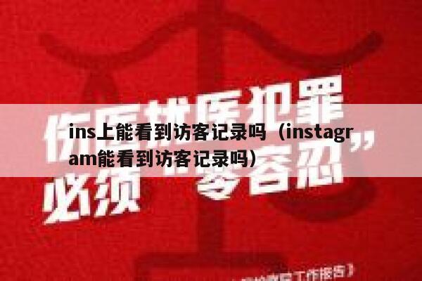 ins上能看到访客记录吗（instagram能看到访客记录吗） 第1张