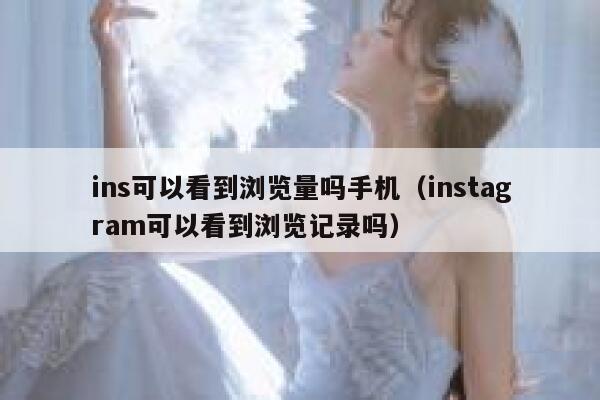ins可以看到浏览量吗手机(instagram可以看到浏览记录吗) 第1张 ins可以看到浏览量吗手机(instagram可以看到浏览记录吗) 第1张