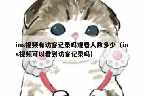 ins视频有访客记录吗观看人数多少（ins视频可以看到访客记录吗） 第1张