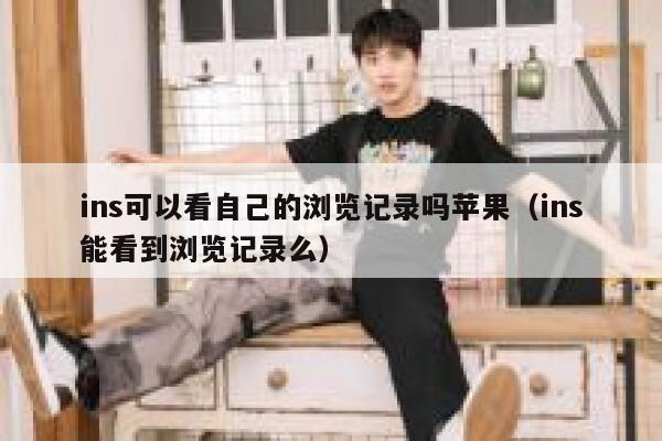 ins可以看自己的浏览记录吗苹果（ins能看到浏览记录么） 第1张