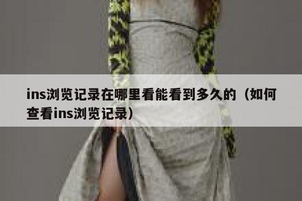 ins浏览记录在哪里看能看到多久的(如何查看ins浏览记录) 第1张 ins浏览记录在哪里看能看到多久的(如何查看ins浏览记录) 第1张