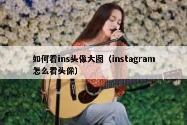 如何看ins头像大图（instagram怎么看头像） 第1张