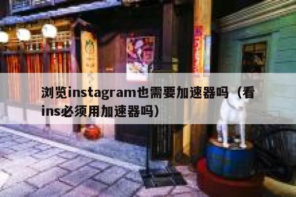 浏览instagram也需要加速器吗（看ins必须用加速器吗） 第1张