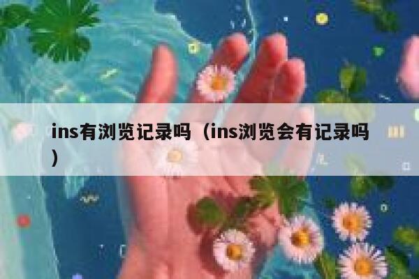ins有浏览记录吗（ins浏览会有记录吗） 第1张