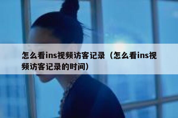 怎么看ins视频访客记录（怎么看ins视频访客记录的时间） 第1张