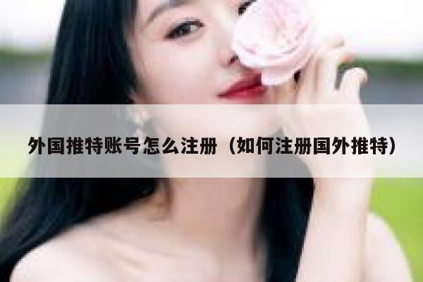 外国推特账号怎么注册（如何注册国外推特） 第1张