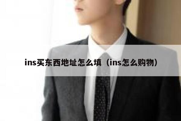 ins买东西地址怎么填（ins怎么购物） 第1张