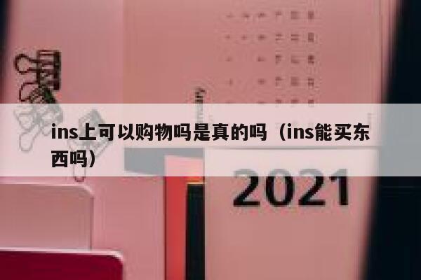 ins上可以购物吗是真的吗（ins能买东西吗） 第1张