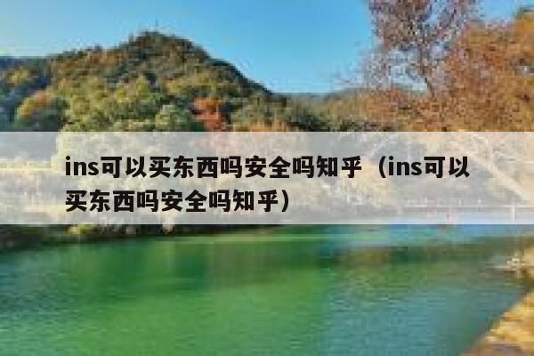 ins可以买东西吗安全吗知乎（ins可以买东西吗安全吗知乎） 第1张