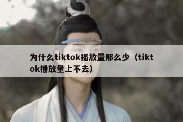为什么tiktok播放量那么少（tiktok播放量上不去） 第1张