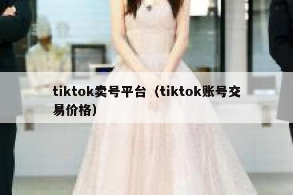 tiktok卖号平台（tiktok账号交易价格） 第1张