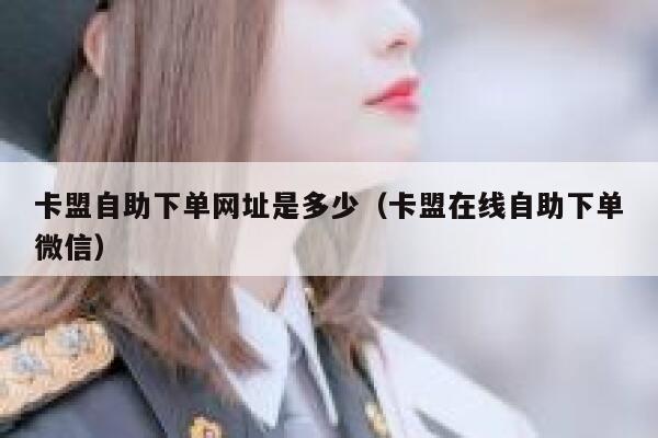 卡盟自助下单网址是多少（卡盟在线自助下单微信） 第1张