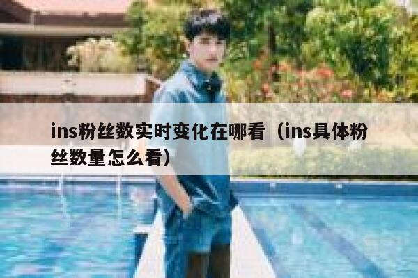 ins粉丝数实时变化在哪看(ins具体粉丝数量怎么看) 第1张 ins粉丝数实时变化在哪看(ins具体粉丝数量怎么看) 第1张