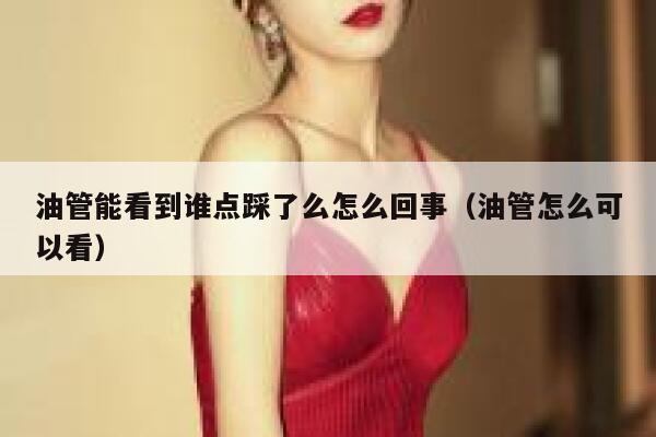 油管能看到谁点踩了么怎么回事（油管怎么可以看） 第1张