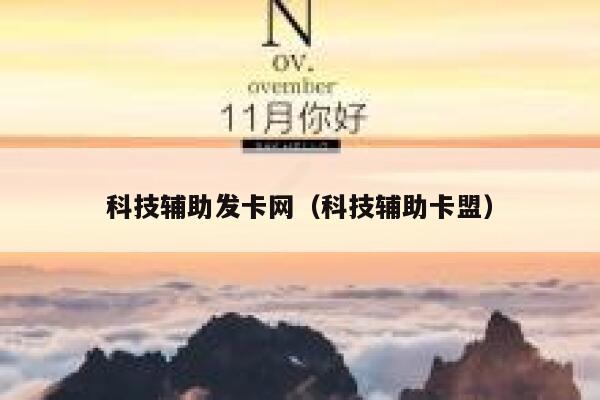 科技辅助发卡网（科技辅助卡盟） 第1张