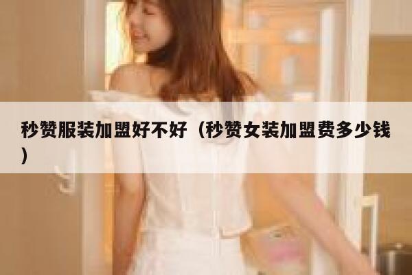 秒赞服装加盟好不好（秒赞女装加盟费多少钱） 第1张