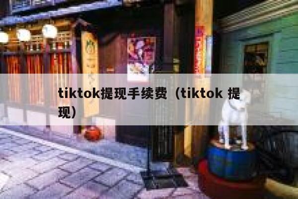 tiktok提现手续费（tiktok 提现） 第1张