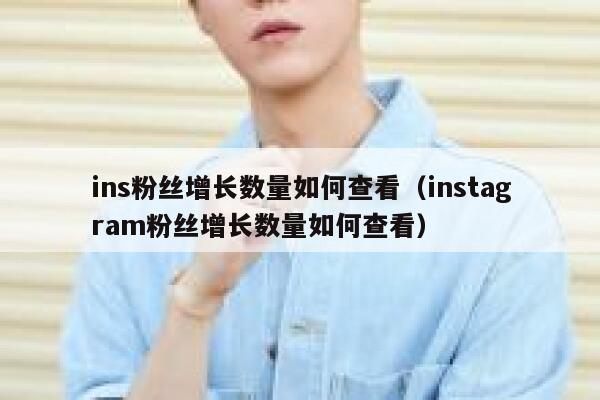 ins粉丝增长数量如何查看（instagram粉丝增长数量如何查看） 第1张