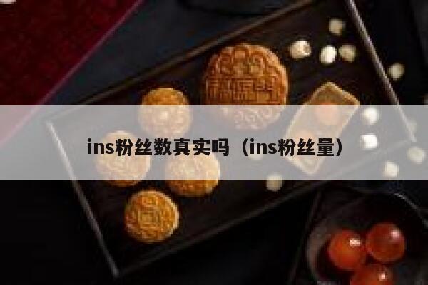 ins粉丝数真实吗（ins粉丝量） 第1张