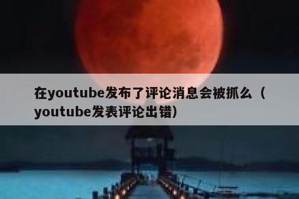 在youtube发布了评论消息会被抓么（youtube发表评论出错） 第1张