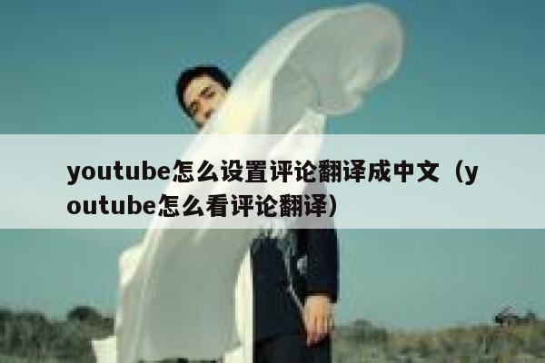 youtube怎么设置评论翻译成中文（youtube怎么看评论翻译） 第1张