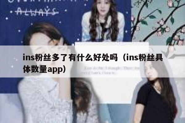 ins粉丝多了有什么好处吗（ins粉丝具体数量app） 第1张