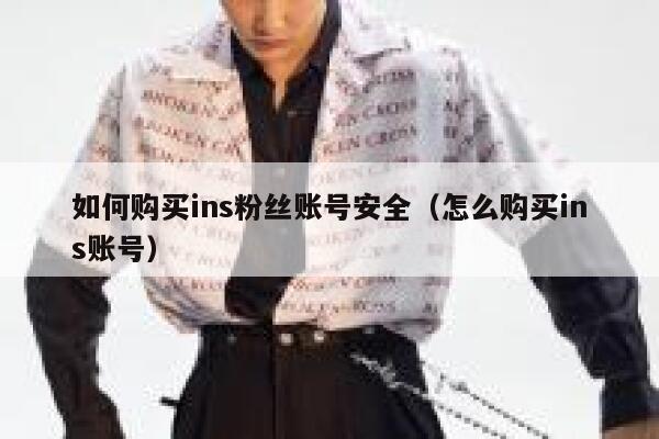如何购买ins粉丝账号安全（怎么购买ins账号） 第1张