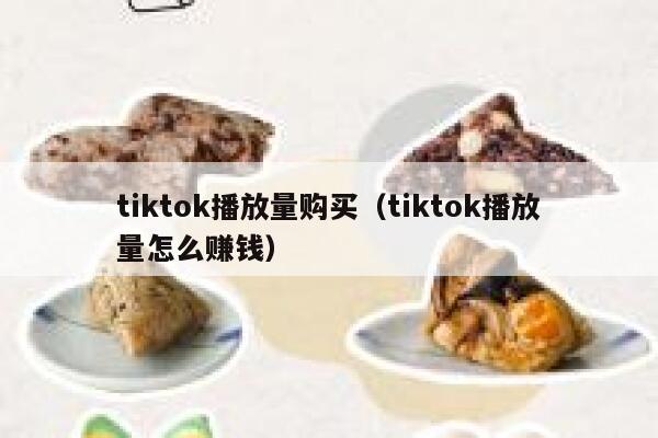 tiktok播放量购买（tiktok播放量怎么赚钱） 第1张