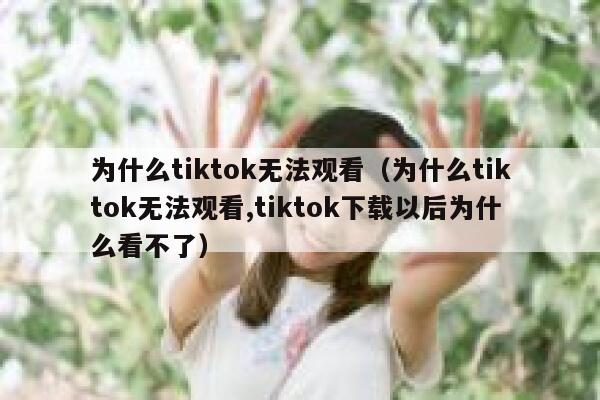 为什么tiktok无法观看（为什么tiktok无法观看,tiktok下载以后为什么看不了） 第1张
