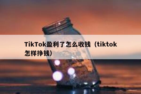 TikTok盈利了怎么收钱（tiktok怎样挣钱） 第1张