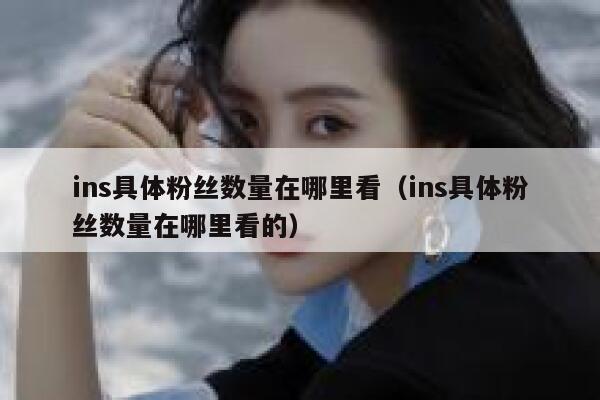 ins具体粉丝数量在哪里看(ins具体粉丝数量在哪里看的) 第1张 ins具体粉丝数量在哪里看(ins具体粉丝数量在哪里看的) 第1张