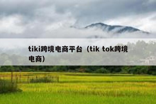 tiki跨境电商平台(tik tok跨境电商) 第1张 tiki跨境电商平台(tik tok跨境电商) 第1张