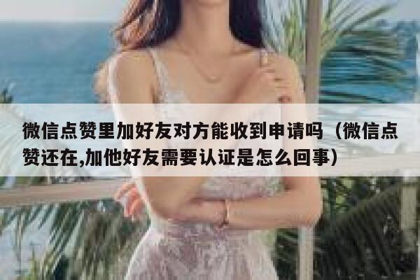 微信点赞里加好友对方能收到申请吗（微信点赞还在,加他好友需要认证是怎么回事） 第1张