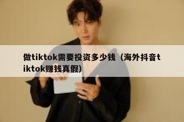 做tiktok需要投资多少钱（海外抖音tiktok赚钱真假） 第1张