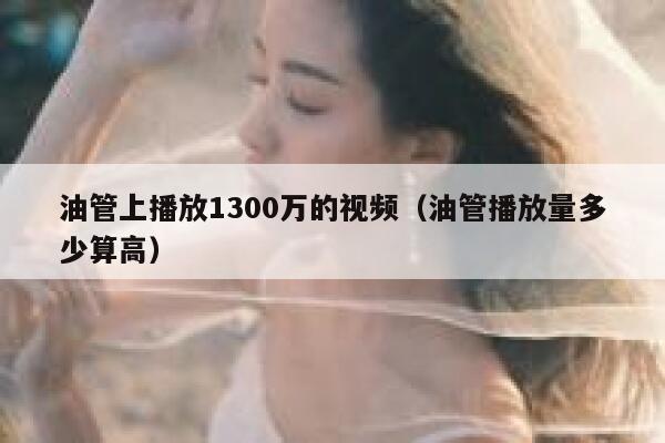 油管上播放1300万的视频(油管播放量多少算高) 第1张 油管上播放1300万的视频(油管播放量多少算高) 第1张