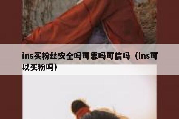 ins买粉丝安全吗可靠吗可信吗（ins可以买粉吗） 第1张