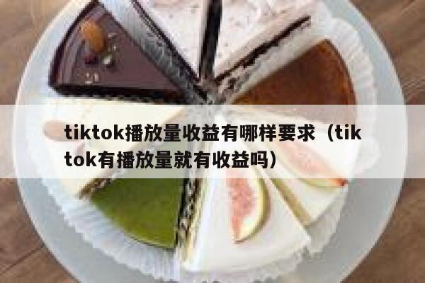tiktok播放量收益有哪样要求（tiktok有播放量就有收益吗） 第1张