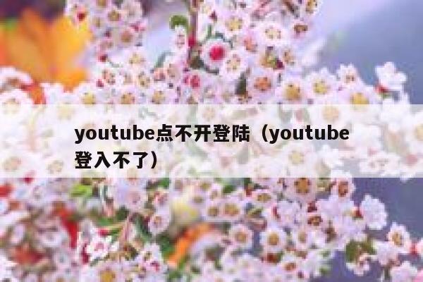 youtube点不开登陆(youtube登入不了) 第1张 youtube点不开登陆(youtube登入不了) 第1张