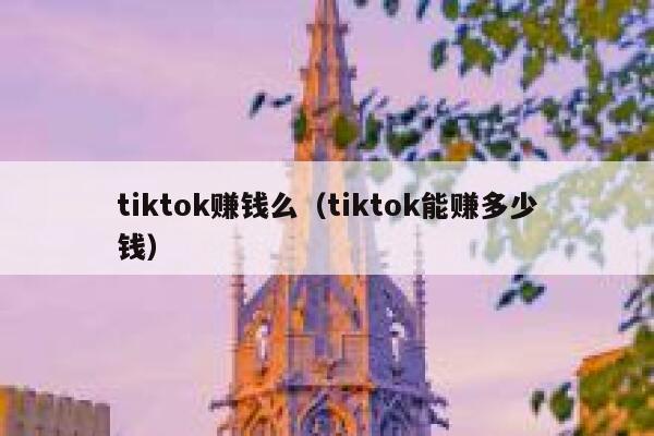 tiktok赚钱么(tiktok能赚多少钱) 第1张 tiktok赚钱么(tiktok能赚多少钱) 第1张