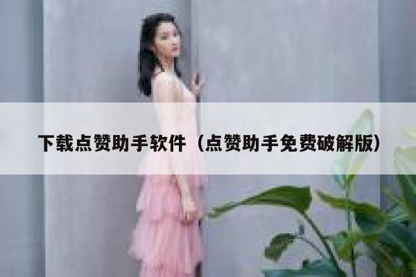 下载点赞助手软件（点赞助手免费破解版） 第1张