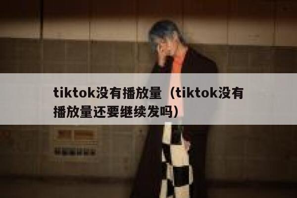tiktok没有播放量(tiktok没有播放量还要继续发吗) 第1张 tiktok没有播放量(tiktok没有播放量还要继续发吗) 第1张