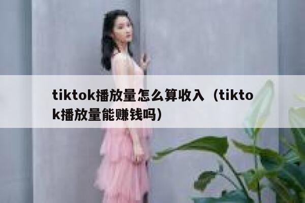 tiktok播放量怎么算收入(tiktok播放量能赚钱吗) 第1张 tiktok播放量怎么算收入(tiktok播放量能赚钱吗) 第1张