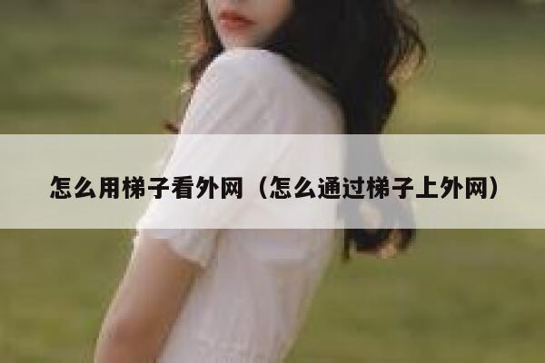 怎么用梯子看外网(怎么通过梯子上外网) 第1张 怎么用梯子看外网(怎么通过梯子上外网) 第1张