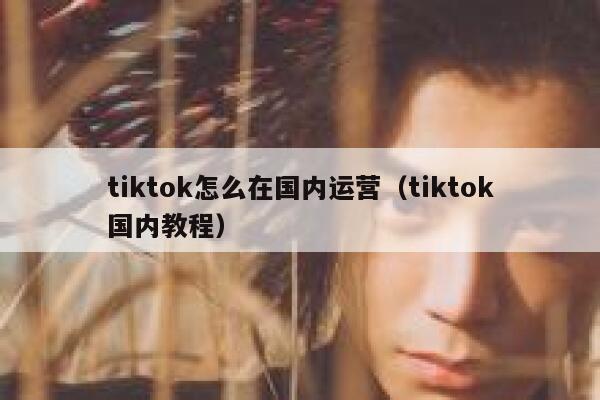 tiktok怎么在国内运营(tiktok国内教程) 第1张 tiktok怎么在国内运营(tiktok国内教程) 第1张