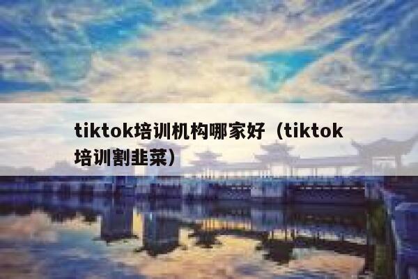 tiktok培训机构哪家好（tiktok培训割韭菜） 第1张