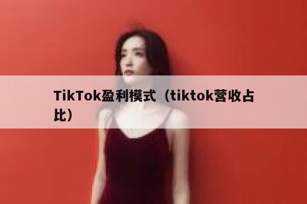 TikTok盈利模式(tiktok营收占比) 第1张 TikTok盈利模式(tiktok营收占比) 第1张