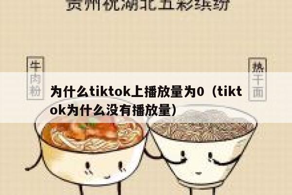 为什么tiktok上播放量为0（tiktok为什么没有播放量） 第1张