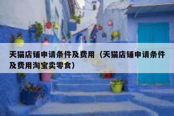 天猫店铺申请条件及费用（天猫店铺申请条件及费用淘宝卖零食） 第1张