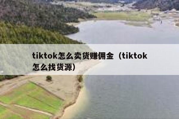 tiktok怎么卖货赚佣金(tiktok怎么找货源) 第1张 tiktok怎么卖货赚佣金(tiktok怎么找货源) 第1张